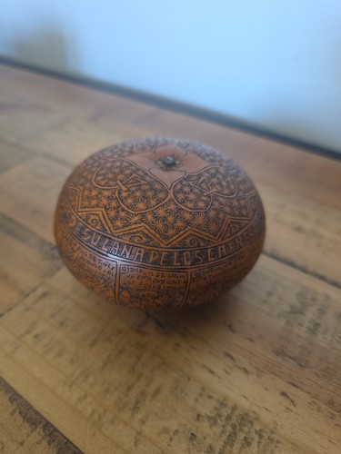 Vintage hand carved peruvian - vintage, hand-carved