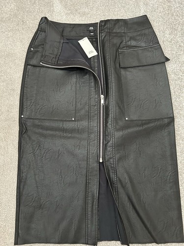River island black leather - river,