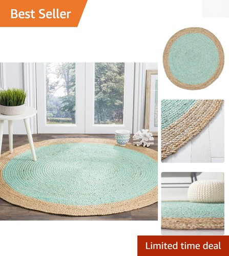 Handmade aqua blue natural - &,