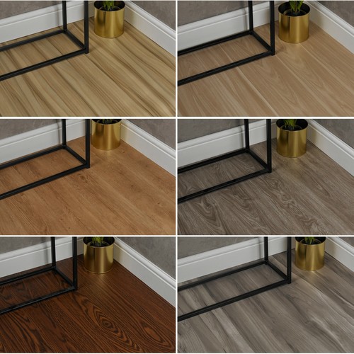 Vinyl floor planks wood effect - floor,