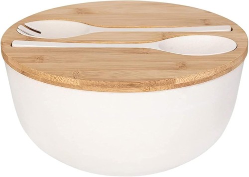 Salad bowl with servers - bowl,