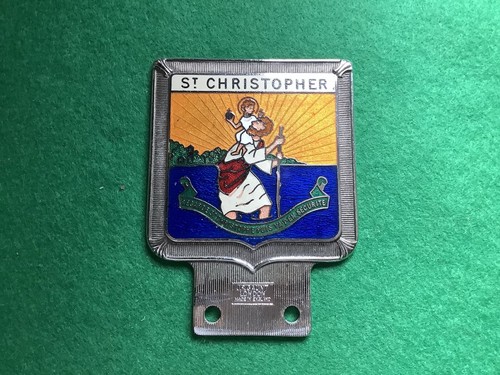 Early christopher car badge - early,