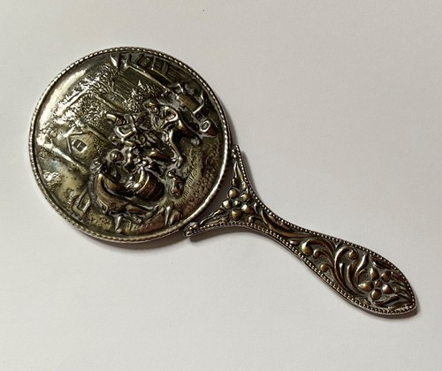 Antique silver plated hand - silver,