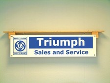 British Leyland Triumph Banner Classic Car Retro Workshop Herald Dolomite Toledo