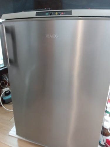 Grey fridge freezer aeg - grey, -aeg