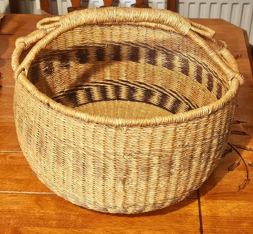 Vintage handwoven african - handwoven,