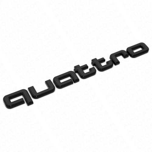 For quattro gloss black letter - quattro,