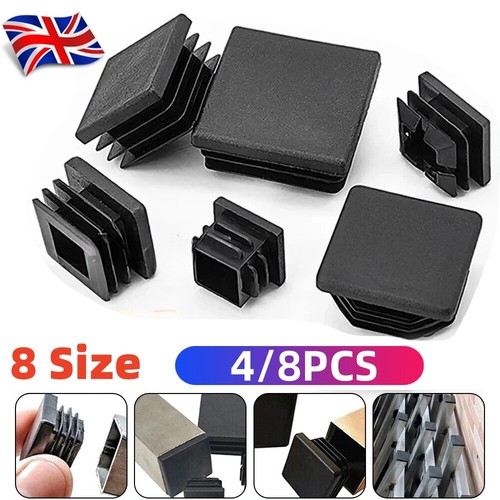 Plastic end caps for square - end,