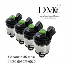 4 INIETTORI gpl  LANDI RENZO TAPPO VERDE gas Euro 4