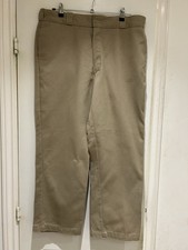 Dickies 874 Flex Original Fit Trousers Men's  Beige Straight Leg Work. Size 38w