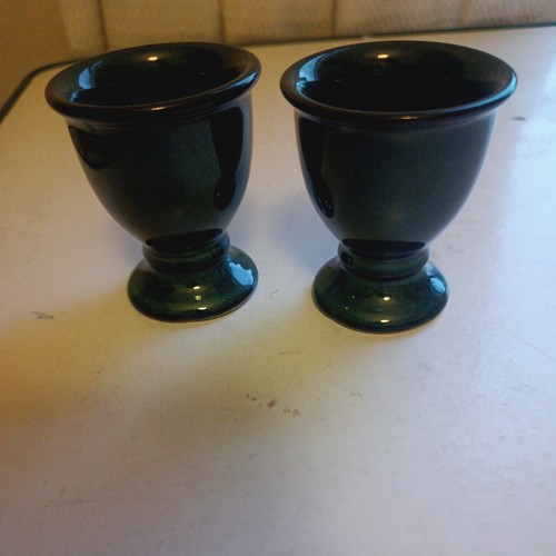 Denby greenwich eggcups - 2, eggcups.