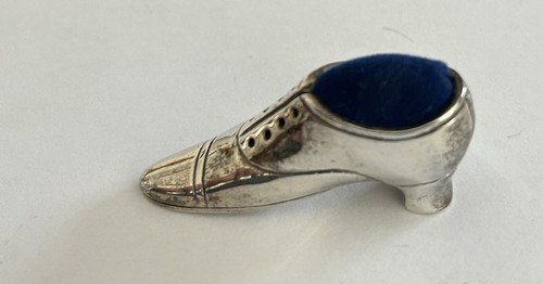 Sterling silver shoe pin - silver,