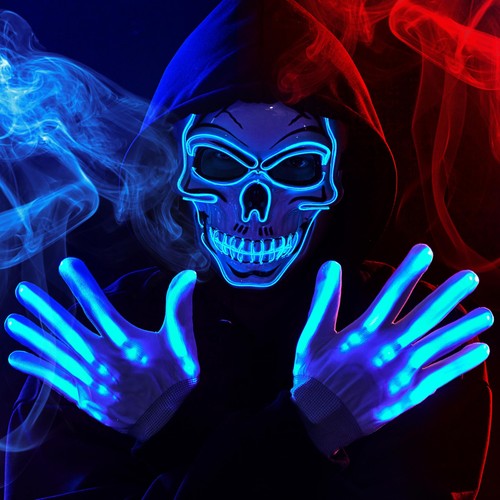 Joyin halloween led skull mask - halloween,