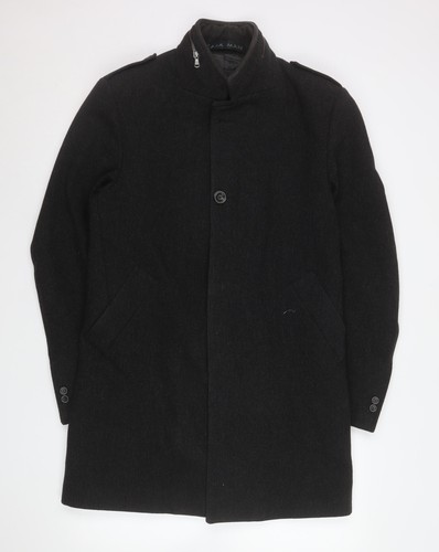 Zara man black wool blend - wool,
