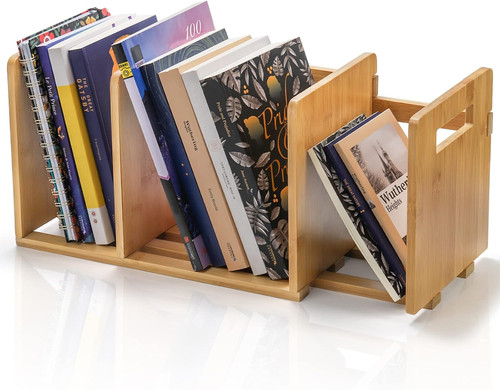 Bamboo desktop bookshelf - bamboo,