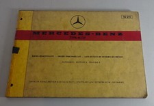 Parts catalogue Mercedes Benz