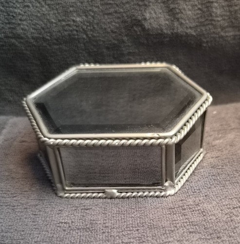 Glass mirror beveled - mirror, hexagon