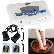 Professional Aluminium Alloy Ionic Detox Foot Bath Spa Chi Cleanse Machine