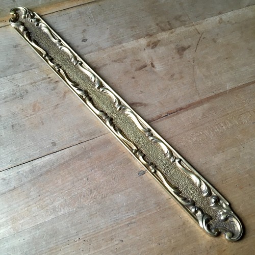 Vintage brass finger plate - x1,