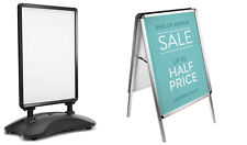 A0 A1 WATERBASE PAVEMENT POSTER SIGN A-BOARD SNAP FRAME SHOP DISPLAY STAND 