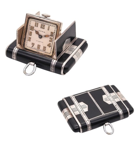 Cyma 1929 art deco enameled - 1929,