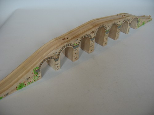 Large wooden viaduct - large, viaduct,
