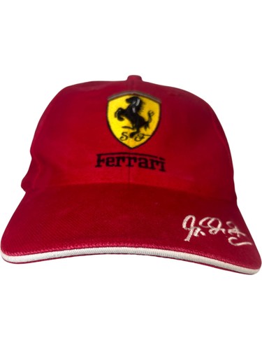 Ferrari cap red embroidered - cap,