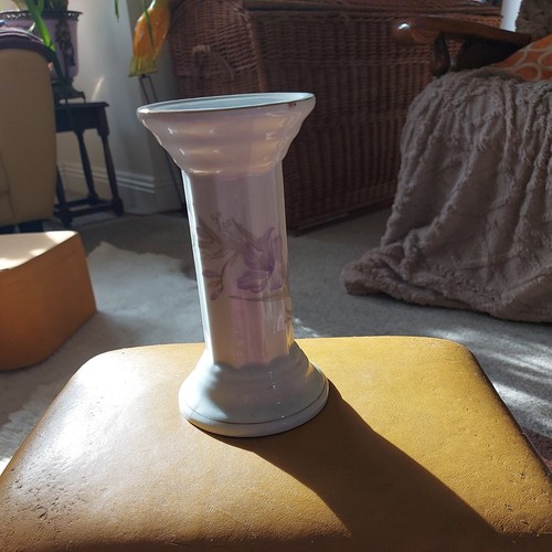 Vintage porcelain pedestal - porcelain,