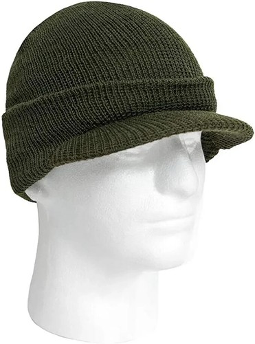 Green wool jeep cap knit - ,,