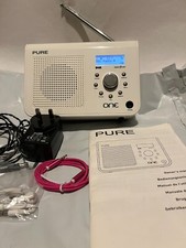 Pure One DAB/FM Portable Radio + ChargePAK Rechargeable Battery.  P W O & P W O.
