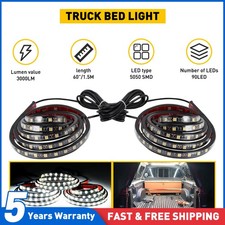 60" White LED Cargo Bed Light Bar Van Pickup Truck Lighting Strip For Ford BMW