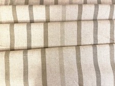 NEW Remnant Laura Ashley natural stripe fabric. Upholstery / curtains 350x135cm