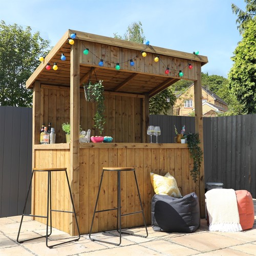 Garden bar wooden tongue - bar,