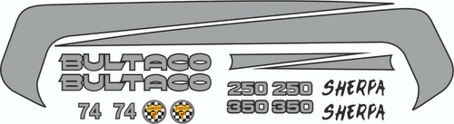 Star sam sticker kit bultaco - star, sam®