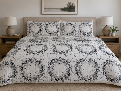 Cotton printed duvet cover - cover, set