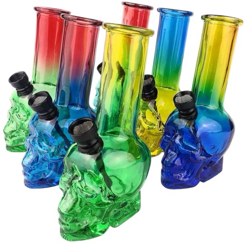 Skull glass bong - bong, |
