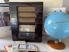 Vintage EKCO Bakelite Valve Radio Model P.B.U 505 1930s Art Deco Bakelite Radio