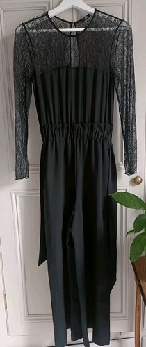 Zara full length black lace - full-length,