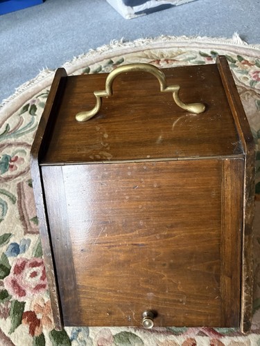 This antique wooden coal - this,