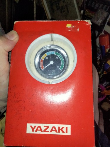 Vintage yazaki vacuum gauge - yazaki,