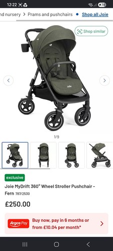 Joie mydrift 360 - mydrift, stroller