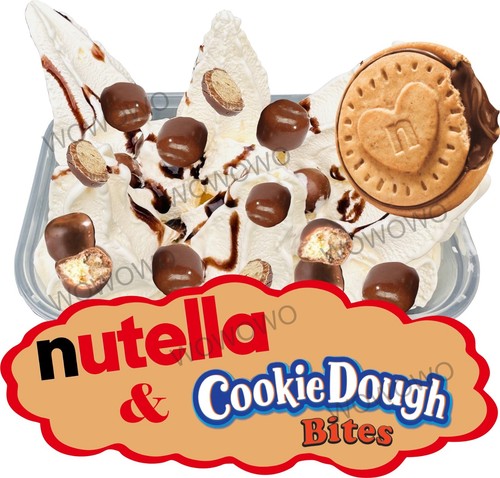 Ice cream van - sticker, nutella
