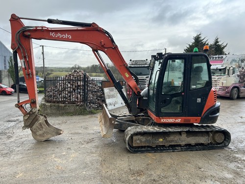2017 kubota kx080 - kx080-4a, excavator