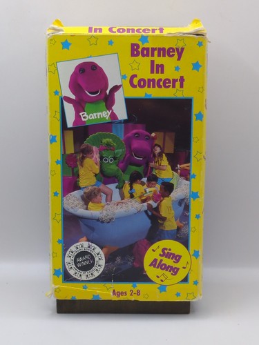 Barney concert vhs - barney,