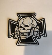 BIKER VIKING SKULL CROSS