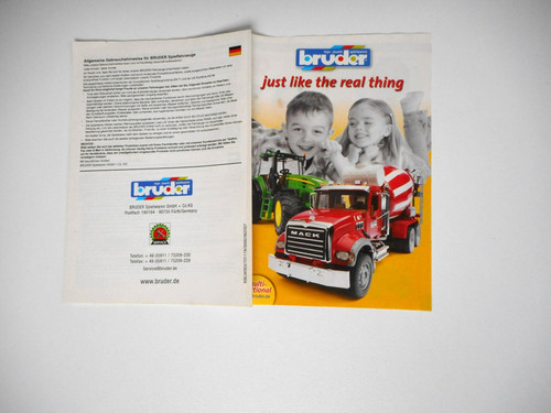 Bruder toys 2007 catalogue - ,