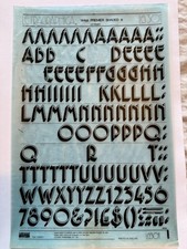 1 x Letraset Letragraphica
