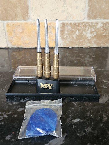 Vintage brass darts made - m.y,