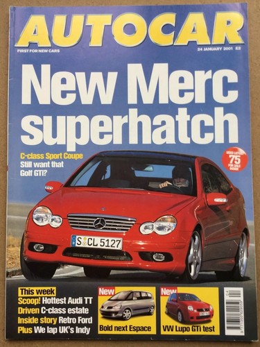 Autocar magazine 24 january - magazine,