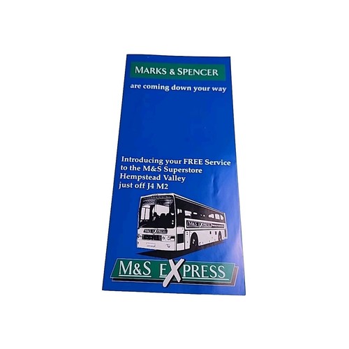 Express kent bus route - m&s,